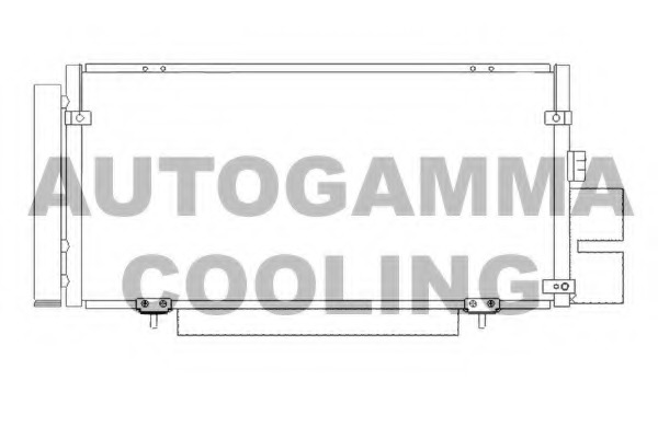 Condensator, climatizare 105086 AUTOGAMMA - Radiator clima Condensator, climatizare 105086 AUTOGAMMA - Radiator clima