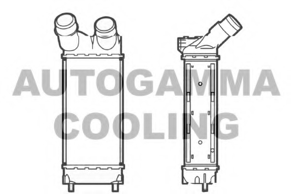 Intercooler, compresor 105189 AUTOGAMMA - Turbocompressor Intercooler, compresor 105189 AUTOGAMMA - Turbocompressor