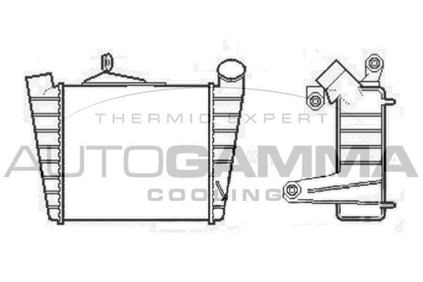 Intercooler, compresor 105191 AUTOGAMMA - Turbocompressor Intercooler, compresor 105191 AUTOGAMMA - Turbocompressor