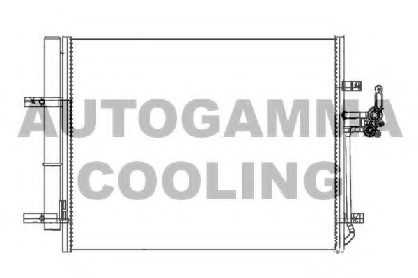Condensator, climatizare 105223 AUTOGAMMA - Radiator clima