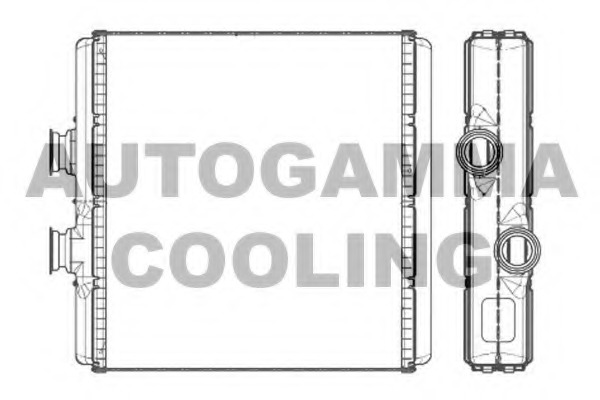 Schimbator caldura, incalzire habitaclu 105233 AUTOGAMMA - Schimbator caldura Schimbator caldura, incalzire habitaclu 105233 AUTOGAMMA - Schimbator caldura