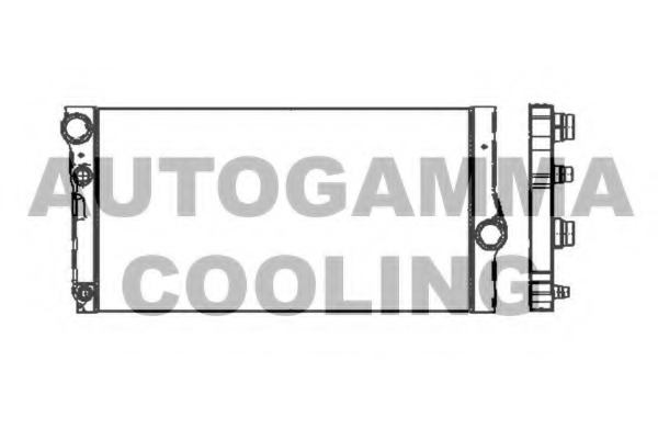 Radiator, racire motor 105309 AUTOGAMMA - Radiator apa/piese Radiator, racire motor 105309 AUTOGAMMA - Radiator apa/piese