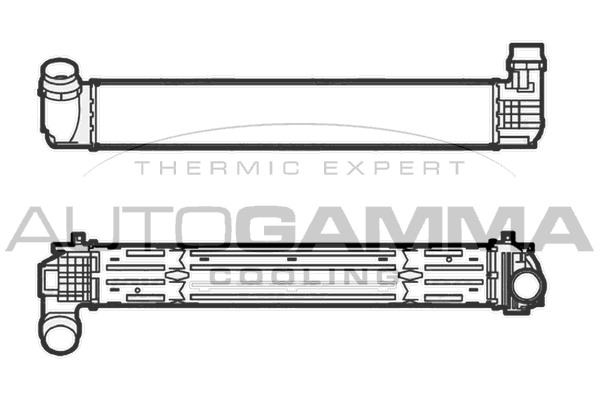 Intercooler, compresor 105339 AUTOGAMMA - Turbocompressor Intercooler, compresor 105339 AUTOGAMMA - Turbocompressor