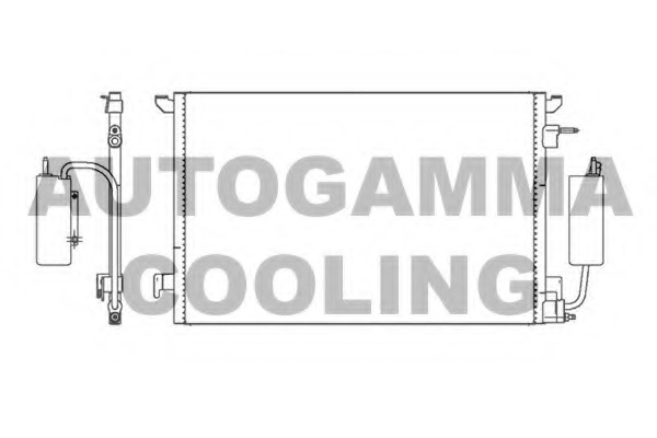 Condensator, climatizare 105344 AUTOGAMMA - Radiator clima Condensator, climatizare 105344 AUTOGAMMA - Radiator clima