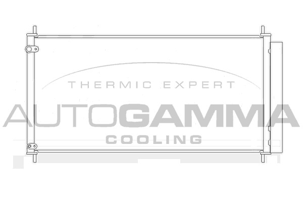 Condensator, climatizare 105354 AUTOGAMMA - Radiator clima