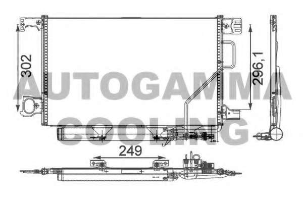 Condensator, climatizare 105403 AUTOGAMMA - Radiator clima Condensator, climatizare 105403 AUTOGAMMA - Radiator clima