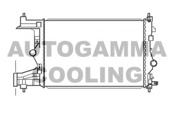 Radiator, racire motor 105444 AUTOGAMMA - Radiator apa/piese Radiator, racire motor 105444 AUTOGAMMA - Radiator apa/piese