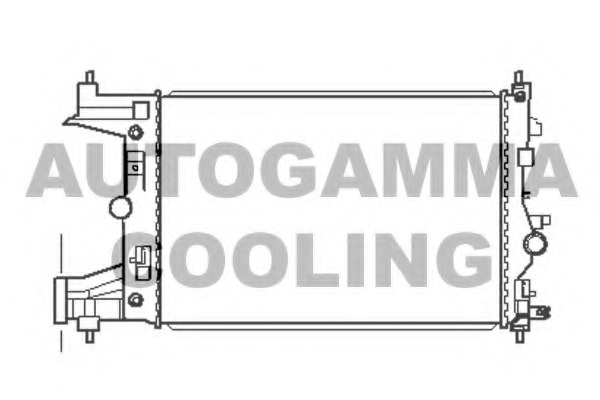 Radiator, racire motor 105445 AUTOGAMMA - Radiator apa/piese Radiator, racire motor 105445 AUTOGAMMA - Radiator apa/piese