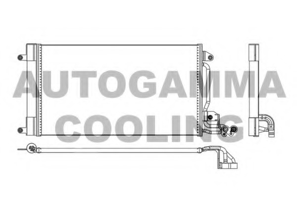 Condensator, climatizare 105463 AUTOGAMMA - Radiator clima Condensator, climatizare 105463 AUTOGAMMA - Radiator clima