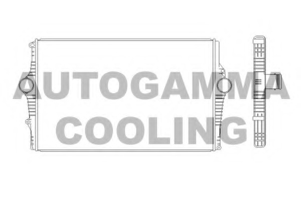 Intercooler, compresor 105503 AUTOGAMMA - Turbocompressor Intercooler, compresor 105503 AUTOGAMMA - Turbocompressor