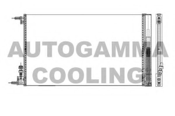 Condensator, climatizare 105507 AUTOGAMMA - Radiator clima Condensator, climatizare 105507 AUTOGAMMA - Radiator clima