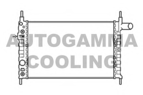Radiator, racire motor 105527 AUTOGAMMA - Radiator apa/piese Radiator, racire motor 105527 AUTOGAMMA - Radiator apa/piese