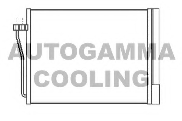 Condensator, climatizare 105537 AUTOGAMMA - Radiator clima