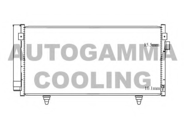 Condensator, climatizare 105550 AUTOGAMMA - Radiator clima Condensator, climatizare 105550 AUTOGAMMA - Radiator clima