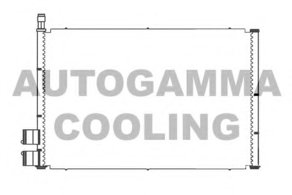 Condensator, climatizare 105555 AUTOGAMMA - Radiator clima