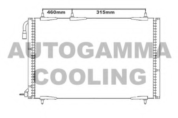 Condensator, climatizare 105589 AUTOGAMMA - Radiator clima Condensator, climatizare 105589 AUTOGAMMA - Radiator clima