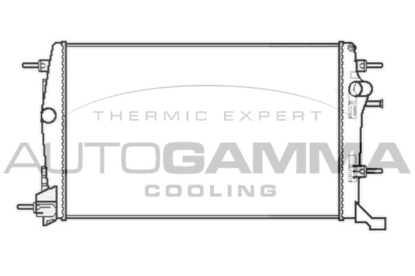 Radiator, racire motor 105608 AUTOGAMMA - Radiator apa/piese Radiator, racire motor 105608 AUTOGAMMA - Radiator apa/piese