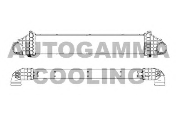 Intercooler, compresor 105628 AUTOGAMMA - Turbocompressor Intercooler, compresor 105628 AUTOGAMMA - Turbocompressor