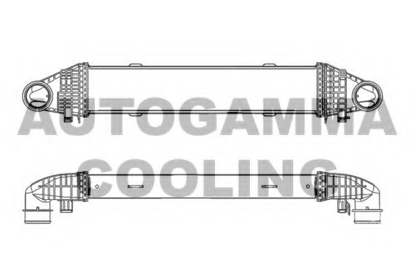 Intercooler, compresor 105634 AUTOGAMMA - Turbocompressor Intercooler, compresor 105634 AUTOGAMMA - Turbocompressor