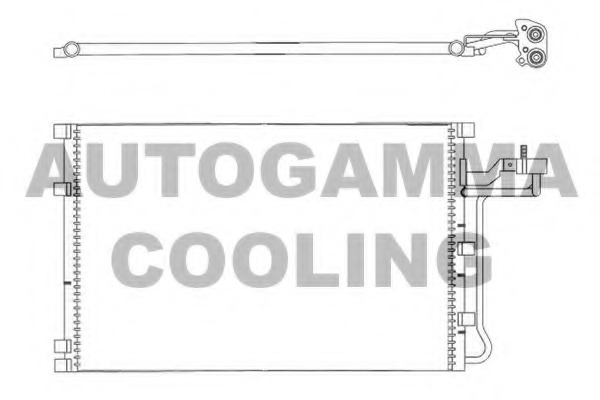 Condensator, climatizare 105650 AUTOGAMMA - Radiator clima Condensator, climatizare 105650 AUTOGAMMA - Radiator clima