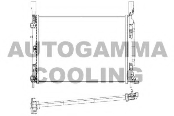 Radiator, racire motor 105670 AUTOGAMMA - Radiator apa/piese Radiator, racire motor 105670 AUTOGAMMA - Radiator apa/piese