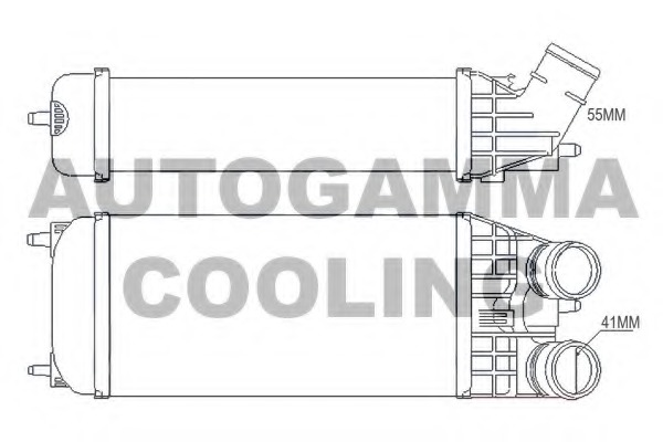 Intercooler, compresor 105675 AUTOGAMMA - Turbocompressor Intercooler, compresor 105675 AUTOGAMMA - Turbocompressor