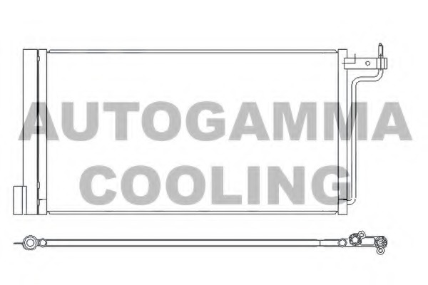 Condensator, climatizare 105880 AUTOGAMMA - Radiator clima Condensator, climatizare 105880 AUTOGAMMA - Radiator clima