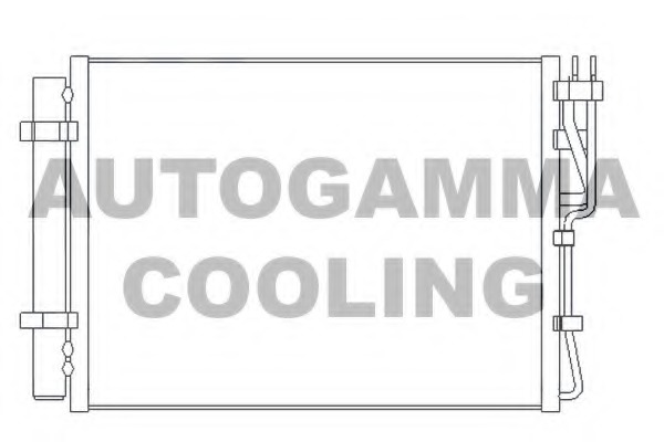 Condensator, climatizare 105885 AUTOGAMMA - Radiator clima Condensator, climatizare 105885 AUTOGAMMA - Radiator clima