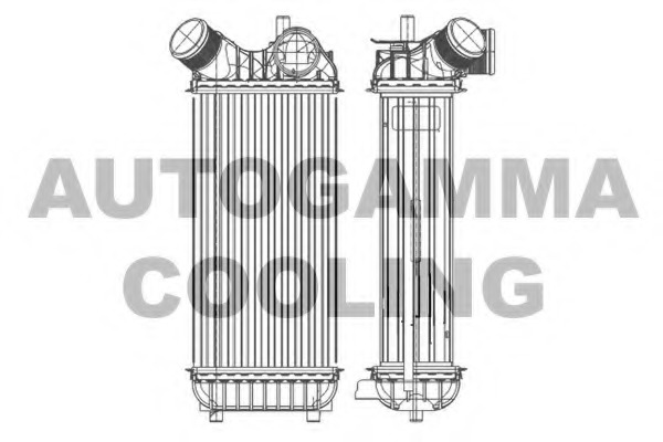 Intercooler, compresor 105911 AUTOGAMMA - Turbocompressor Intercooler, compresor 105911 AUTOGAMMA - Turbocompressor