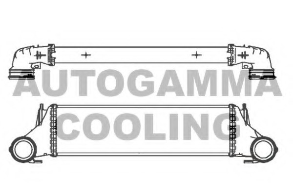 Intercooler, compresor 105914 AUTOGAMMA - Turbocompressor Intercooler, compresor 105914 AUTOGAMMA - Turbocompressor