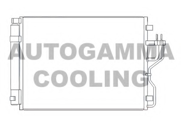Condensator, climatizare 105963 AUTOGAMMA - Radiator clima Condensator, climatizare 105963 AUTOGAMMA - Radiator clima