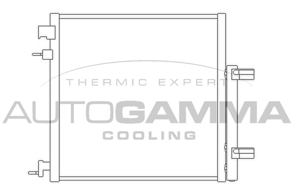 Condensator, climatizare 105977 AUTOGAMMA - Radiator clima Condensator, climatizare 105977 AUTOGAMMA - Radiator clima