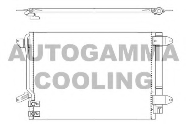 Condensator, climatizare 107168 AUTOGAMMA - Radiator clima Condensator, climatizare 107168 AUTOGAMMA - Radiator clima