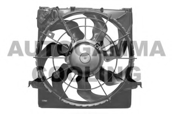 Ventilator, radiator GA228004 AUTOGAMMA - Gmv (electroventilator )