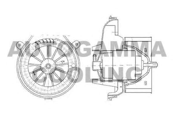 Ventilator, habitaclu GA32014 AUTOGAMMA - Motor ventilator/piese Ventilator, habitaclu GA32014 AUTOGAMMA - Motor ventilator/piese