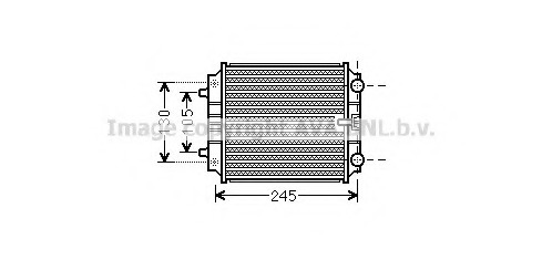 Radiator, racire motor AI2336 AVA QUALITY COOLING - Radiator apa/piese Radiator, racire motor AI2336 AVA QUALITY COOLING - Radiator apa/piese