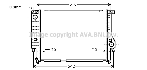 Radiator, racire motor BW2167 AVA QUALITY COOLING - Radiator apa/piese Radiator, racire motor BW2167 AVA QUALITY COOLING - Radiator apa/piese
