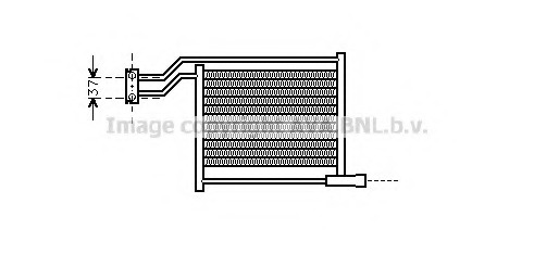 Radiator racire ulei, cutie de viteze automata BW3206 AVA QUALITY COOLING - Radiator