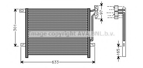 Condensator, climatizare BW5203 AVA QUALITY COOLING - Radiator clima
