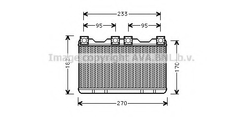 Schimbator caldura, incalzire habitaclu BW6259 AVA QUALITY COOLING - Radiator incalzire interior Schimbator caldura, incalzire habitaclu BW6259 AVA QUALITY COOLING - Radiator incalzire interior