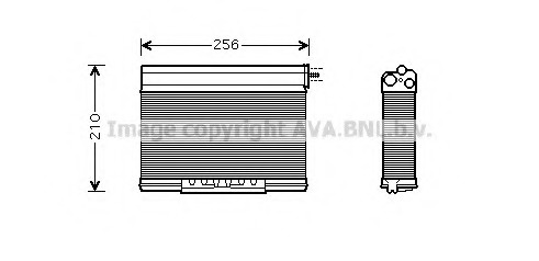 Schimbator caldura, incalzire habitaclu BW6261 AVA QUALITY COOLING - Schimbator caldura Schimbator caldura, incalzire habitaclu BW6261 AVA QUALITY COOLING - Schimbator caldura