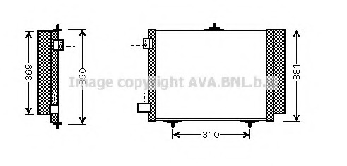 Condensator, climatizare CN5205 AVA QUALITY COOLING - Radiator clima Condensator, climatizare CN5205 AVA QUALITY COOLING - Radiator clima