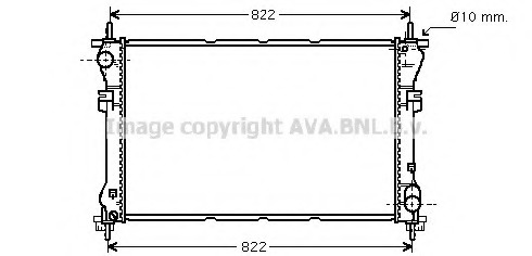 Radiator, racire motor FD2320 AVA QUALITY COOLING - Radiator apa/piese Radiator, racire motor FD2320 AVA QUALITY COOLING - Radiator apa/piese
