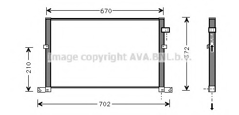 Condensator, climatizare FD5334 AVA QUALITY COOLING - Radiator clima Condensator, climatizare FD5334 AVA QUALITY COOLING - Radiator clima