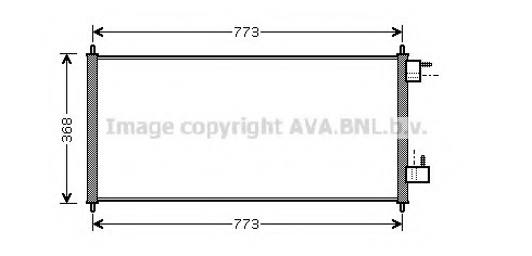 Condensator, climatizare FD5361 AVA QUALITY COOLING - Radiator clima Condensator, climatizare FD5361 AVA QUALITY COOLING - Radiator clima