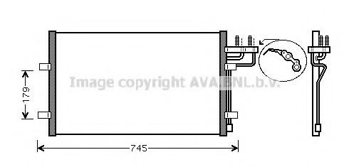 Condensator, climatizare FD5367 AVA QUALITY COOLING - Radiator clima Condensator, climatizare FD5367 AVA QUALITY COOLING - Radiator clima