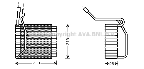 evaporator,aer conditionat FDV110 AVA QUALITY COOLING - Vaporizator evaporator,aer conditionat FDV110 AVA QUALITY COOLING - Vaporizator