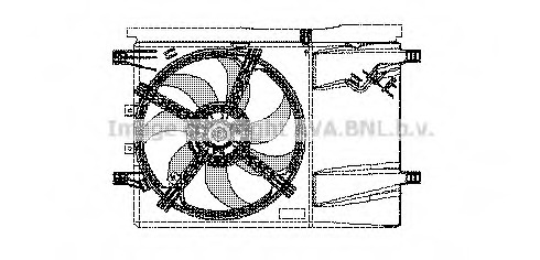 Ventilator, radiator FT7532 AVA QUALITY COOLING - Ventilator radiator Ventilator, radiator FT7532 AVA QUALITY COOLING - Ventilator radiator