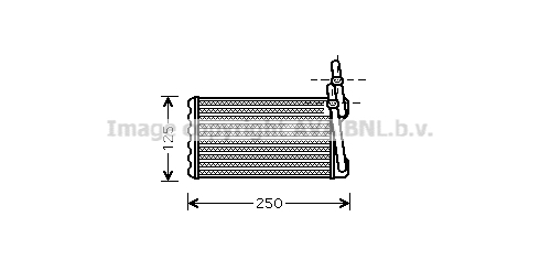 Schimbator caldura, incalzire habitaclu HD6203 AVA QUALITY COOLING - Schimbator caldura Schimbator caldura, incalzire habitaclu HD6203 AVA QUALITY COOLING - Schimbator caldura