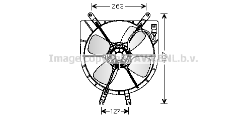 Ventilator, radiator HD7505 AVA QUALITY COOLING - Ventilator radiator Ventilator, radiator HD7505 AVA QUALITY COOLING - Ventilator radiator